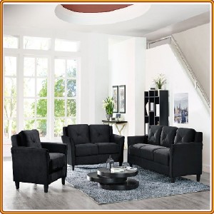 Life - Black : Trọn Bộ 3 Ghế Sofa - Màu Đen